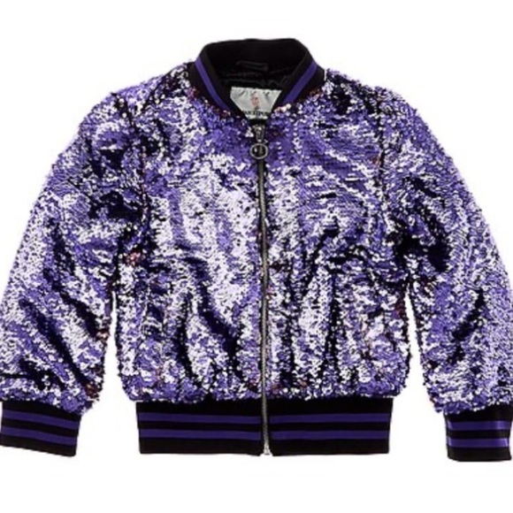 URBAN REPUBLIC EUC Sz 6X
Purple Sequin Kids Jacket - Picture 1 of 6